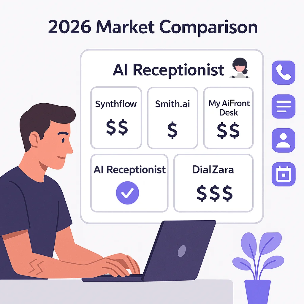 AI Receptionist market comparison 2026 competitive landscape