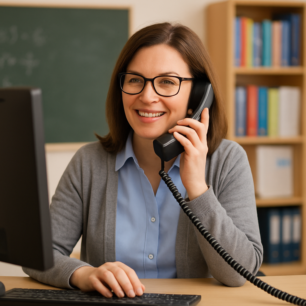 AI Receptionist for Schools - Automated attendance and enrollment support