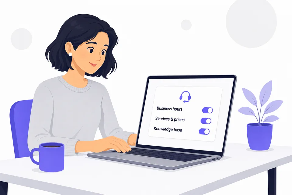 AI receptionist setup - Build your automated phone assistant in minutes